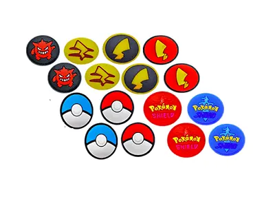 2Pcs Pokémon Thumb Grip Silicone Cover Case Joystick Caps For Nintendo Switch AU • $9.50