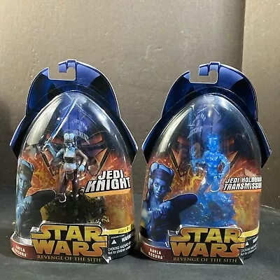 Aayla Secura Jedi & Hologram Transmission Star Wars Rots Revenge Sith Hasbro • $27.95