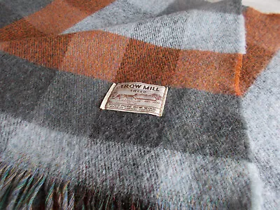 Throwmill  Of  Scotland  100%  Wool  Single  Blanketthrow -  69l  X  64 W (ins) • £15