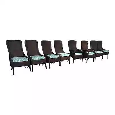 Set Of 8 Tommy Bahama Chairs Island Paradise Tropical Beach West Indies • $2650