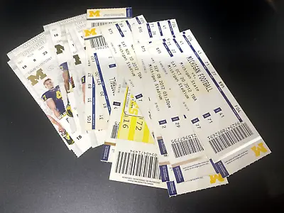 🎟️ Lot (20) Tickets Michigan Wolverines College Football 🏈 🎟️ • $14