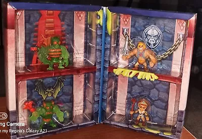 Masters Of The Universe He-Man Eternia Minis Set Of 4 Collector Mattel  • $5.95