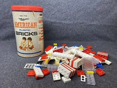 Vintage American Plastic Bricks No. 715 Halsam Products/Playskool • $15