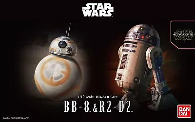 Bandai Hobby Star Wars 1/12 Plastic Model BB-8 & R2-D2  Star Wars  Box Damaged • $44.95