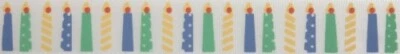£1.19 • Buy Celebrate Candles Satin Ribbon Blue Duck Egg Yellow 19mm - Per Metre