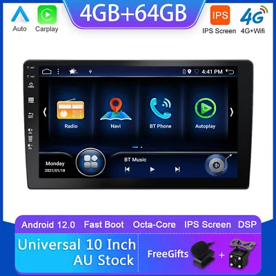 10.1 Inch Car Stereo Radio Autoradio GPS Navi Head Unit DSP Android 2 Din AHD BT • $243.50