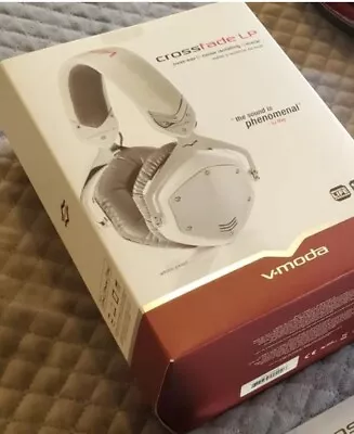 $90 • Buy V-Moda Crossfade LP Headphones - Pearl White New In Box