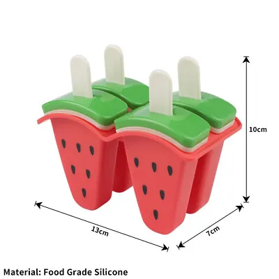 Frozen Ice Cream Diy Pop Mold Popsicle Maker Lolly Mould Tray Pan Kitchen Lm • £6