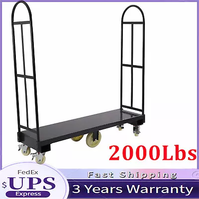 Heavy Duty 16  X 65 Steel Dolly U-Boat Utility Material Cart Platform Hand Truck • $230