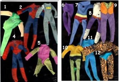 1974 Aquaman ISIS Shazam Superman 8  Mego Figure -- BOOTS SUIT SHOES CAPE Es • $7.96