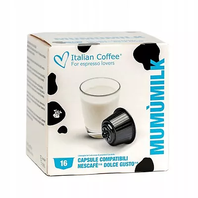 Italian Coffee MILK Pods For Dolce Gusto Coffee Systems -16 Pods-FREE SHIPPING • $17.45