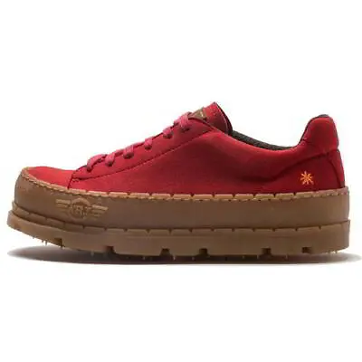 Art 1173 Blue Planet Mens Womens Red Chunky Trainers Shoes Size 4-12 • £84.49