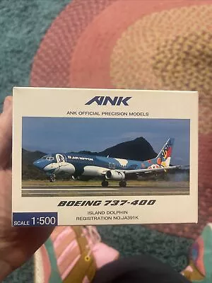 1:500 B737-400 ANK Island Dolphin JA391K EL50391 ANK Airplane Model • $20