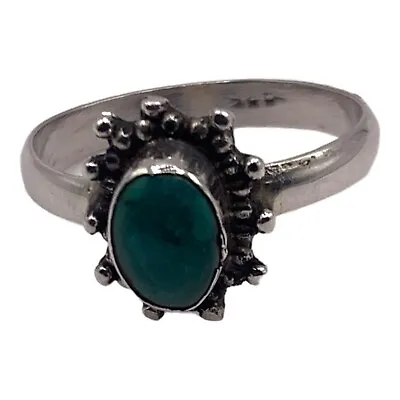 Women’s Vintage Turquoise Ring 2.4g Size 7 C-1 .925 Sterling Silver • $14.99
