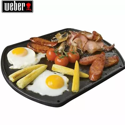 Weber Cast Iron BBQ Cooking Plate Grill Griddle Hot Plate Barbecue Fits On Q1000 • $79