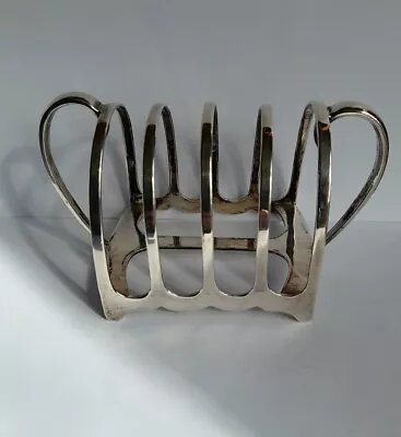 Solid Sterling Silver James Dixon & Son Toastrack Sheffield Hallmark 1925 - 111g • £94.99