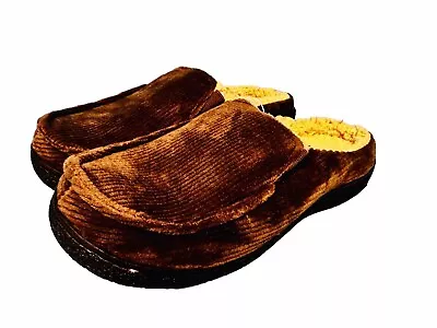 Isotoner Men's Memory Foam Cushioned Hoodback Eco Comfort Slippers • $17