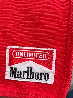 Vintage Unlimited Marlboro Promotional Grilling Utensils Knife And Fork Red Tote • $1