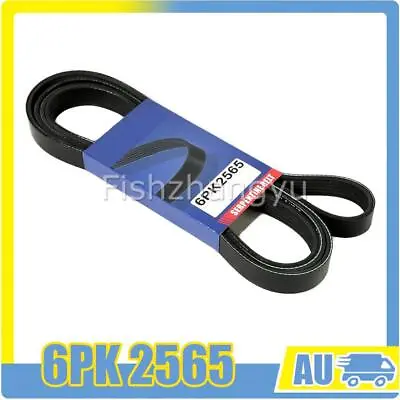 Serpentine Drive Belt Engine FAN FOR HOLDEN COMMODORE VZ VE 3.6L V6 SV6 6PK2565 • $31.30