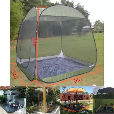 $280 • Buy Outdoor Camping Instant POP UP Anti Fly Screen Canopy Tent Insect Protection