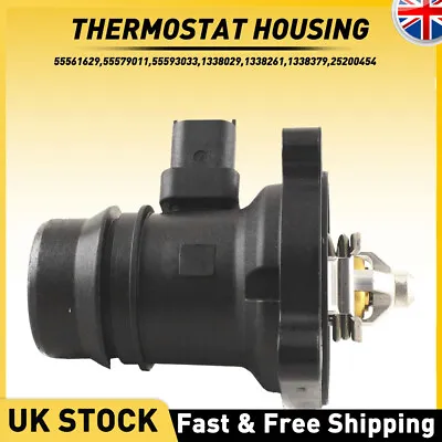 Thermostat Housing 55593033 For Vauxhall Adam/ Corsa D/e 1.2 /1.4 2006+ BLACK UK • £17.57