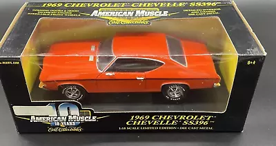 1/18  1969 Chevrolet Chevelle SS 396  Orange • $159.95