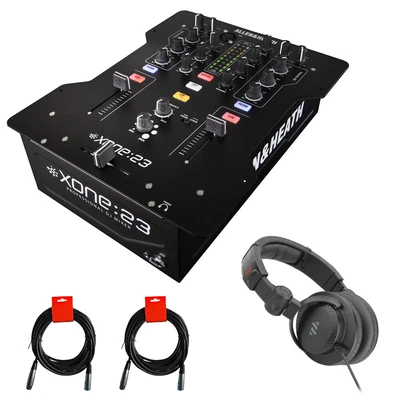 $449 • Buy Allen & Heath XONE:23 2-Plus-2 Channel DJ Mixer W/ Headphones & 2x Cables