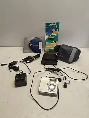 £139 • Buy Sony MD Walkman Recordable MZ-N510 With Accessories And Mic (Boxed)