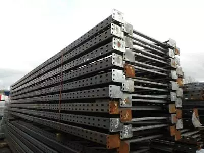 Link 51 Upright Frames 6.000/6.500 Mtr X 900 Mm - Grey - Racking Industrial Stee • £112.80