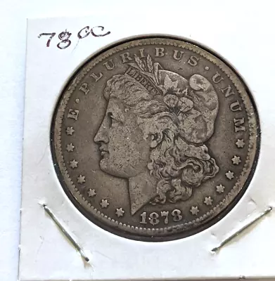 1878 CC Morgan Silver Dollar - VF Condition No Dings Solid Coin Nice Filler • $135