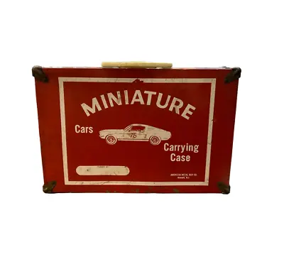 Matchbox Original Red Textured/metal Carrying Case Vintage Very Rare • $59.84