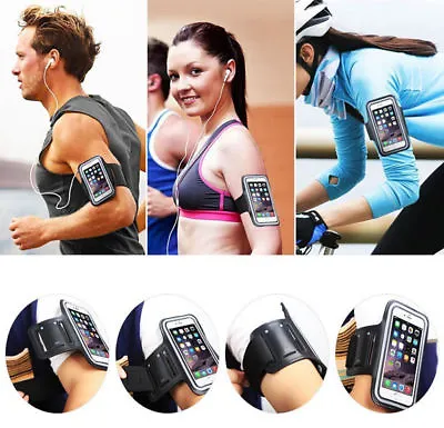 Sports Armband Case Holder For IPhone Gym Running Jogging Arm Band Strap • £2.49