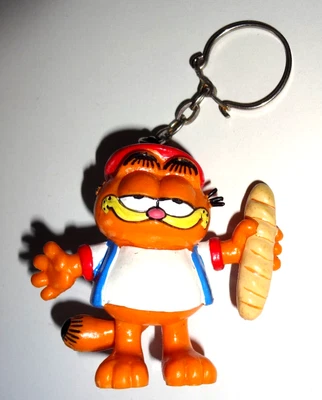 £8.49 • Buy GARFIELD ~ Frenchman ~ Vintage ~ Bully ~ Figure ~ KEYRING