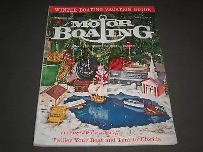 1963 December Motor Boating Magazine - Great Cover & Photos - K 1617 • $29.99