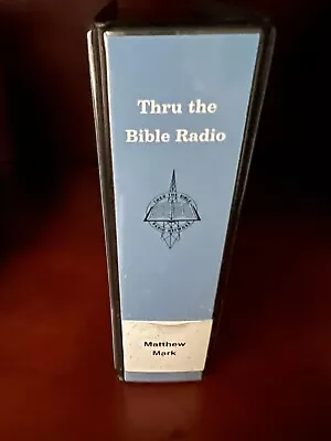 Dr. J. Vernon McGee THRU THE BIBLE-MATTHEW & MARK--17 CDs • $17.95