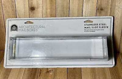 Architectural Mailboxes MSS003AM Mail Stainless Steel Slot Sleeve • $14.99