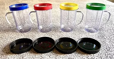 Magic Bullet Replacement Cups & Accessories 8 Pieces New No Box • $18