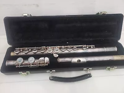 BUNDY II 2 Selmer Company USA Flute W/Hard Case Musical Instrument  725196 90s • $62.99