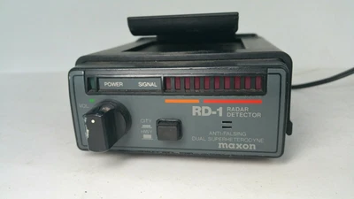 $19 • Buy Vintage Maxon RD-1 Radar Detector Anti-Falsing Dual Superhetrodyne Tested CtyHwy