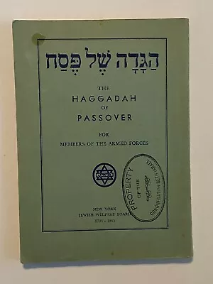 Vintage 1943 Armed Forces Passover Haggadah • $24