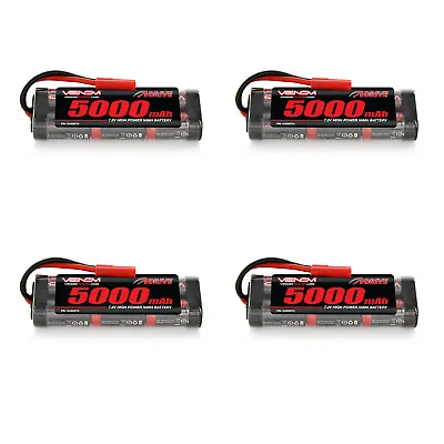 Venom 7.2V 5000mAh NiMH Battery With HXT 4.0mm Plug X4 Packs • $179.96