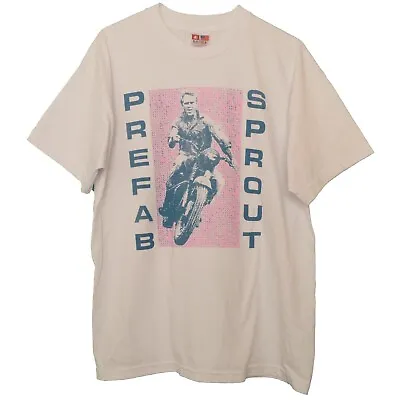 Prefab Sprout Steve McQueen Tee Motorcycle Swoon English Pop Rock Band Tour XL • $46