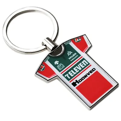 7 Eleven Cycling Jersey Metal Keyring With Gift Box Andy Hampsten Retro Eroica • $7.40