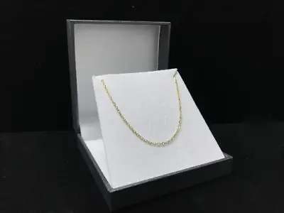 14K Yellow Gold 2MM Diamond Cut Anchor Cable Chain Necklace ITALY 14-24 Inch • $72.99