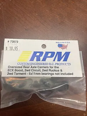 RPM 73572 ECX Rear Axle Carriers Black; RUCKUS BST CIRCUIT Torment 2wd  • $9.95