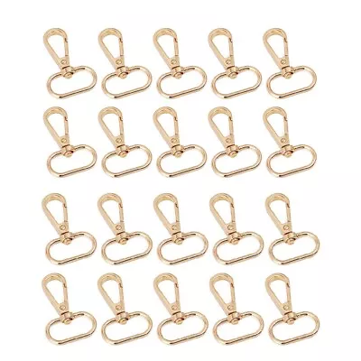 20Pcs Bag Clasps Lobster Swivel Trigger Clips Snap Hook For 25mm Strapping Purse • £5.39