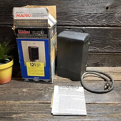 🏮Intermatic Malibu Power Pack 121 Watt ML121T Low Voltage Transformer W/Timer🏮 • $52.50