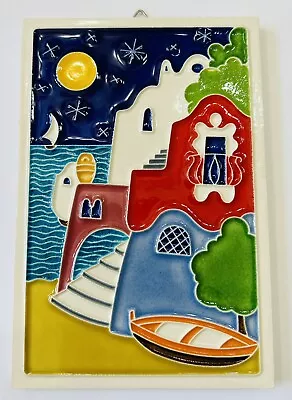 Vietri Pottery- Amalfi Coast Tile 6x4’’ Made/Painted By Hand-Italy • $27.99