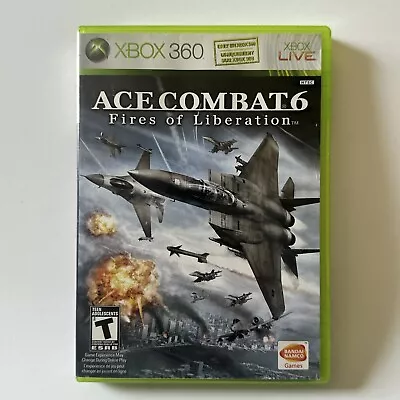 Ace Combat 6 Fires Of Liberation Xbox 360 2007 Complete With Manual Tested CIB • $17.99