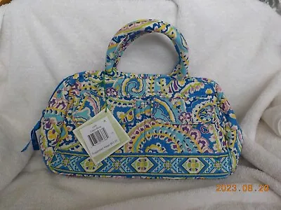 Vera Bradley Lola Handbag In Retired Capri Blue  Pattern NWT • $28